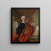 Selbstporträt - Francesco de Mura — gerahmtes Bild an der Wand