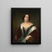 Frau unbekannt - Francis Bicknell Carpenter — gerahmtes Bild an der Wand