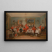 Das Junggesellenhaus, das Frühstück bei der Jagd - Francis Calcraft Turner — gerahmtes Bild an der Wand