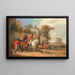 Das Treffen im Bachelors Hall - Francis Calcraft Turner — gerahmtes Bild an der Wand