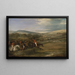 Die Jagd von Berkeley 1842 Vollschrei - Francis Calcraft Turner — gerahmtes Bild an der Wand