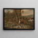 La chasse de Berkeley: La mort - Francis Calcraft Turner — gerahmtes Bild an der Wand
