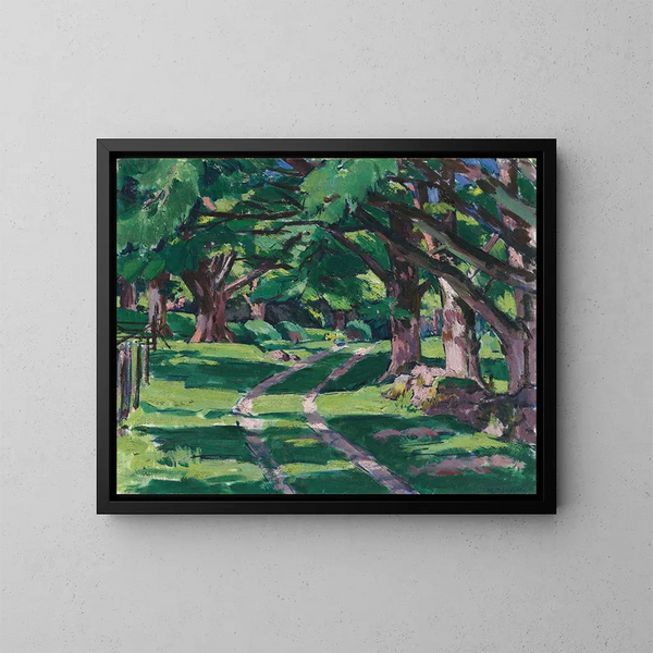 L'avenue Auchnacraig - Francis Campbell Boileau Cadell — gerahmtes Bild an der Wand