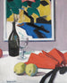 L'éventail rouge - Francis Campbell Boileau Cadell — Ansicht des Kunstwerks