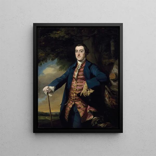 Dr. Connell - Francis Cotes — gerahmtes Bild an der Wand