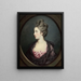 Mme Thomas Horne - Francis Cotes — gerahmtes Bild an der Wand