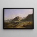 Fin du lac Léman - Francis Danby — gerahmtes Bild an der Wand