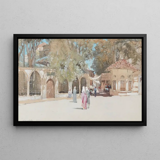 Francis Hopkinson Smith - A Turkish Street Scene.webp