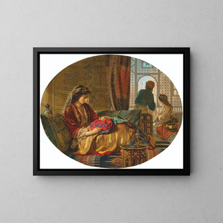 La dame Zegri Xarifa rose etc. - Francis John Wyburd — gerahmtes Bild an der Wand