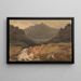 Cader Idris, Nordwales - Francis Nicholson — gerahmtes Bild an der Wand