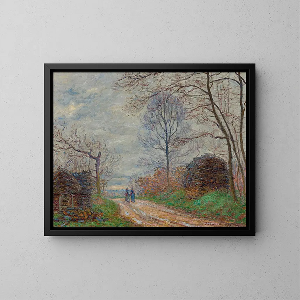 Chemin des Sablons à Moret - Francis Picabia — gerahmtes Bild an der Wand