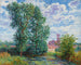 Sonnenlichteffekt bei Gewitterwetter in Larchant - Francis Picabia — Ansicht des Kunstwerks