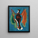 Blauhäher - Francis Picabia — gerahmtes Bild an der Wand