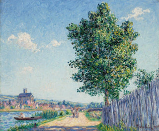 Der Pappelbaum, Sonnenlichteffekt in Villeneuve-sur-Yonne - Francis Picabia — Ansicht des Kunstwerks