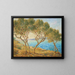 Die Olivenbäume, Sonnenlichteffekt in Martigues - Francis Picabia — gerahmtes Bild an der Wand