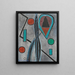Jetzt und damals - Francis Picabia — gerahmtes Bild an der Wand