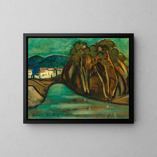 Landschaft - Francis Picabia — gerahmtes Bild an der Wand