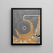 Tournez selten - Francis Picabia — gerahmtes Bild an der Wand