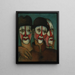 Drei Mimen - Francis Picabia — gerahmtes Bild an der Wand