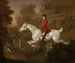 Der Major Spode, der eine Zaun überquert - Francis Sartorius — Ansicht des Kunstwerks