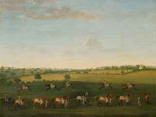 Eine Serie von Rennpferden beim Training von Sir Charles Warre Malet - Francis Sartorius — Ansicht des Kunstwerks