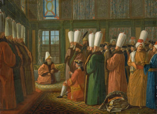 Francis Smith - The Grand Vizier giving Audience to the English Ambassador.webp