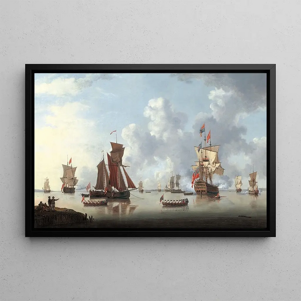 Francis Swaine - The Landing of the Sailor Prince at Spithead.webp