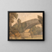Ein Brücke zwischen Florenz und Bologna - Francis Towne — gerahmtes Bild an der Wand