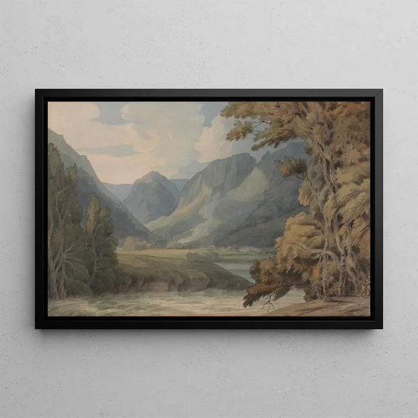 Francis Towne - View in Borrowdale of Eagle Crag and Rosthwaite.webp
