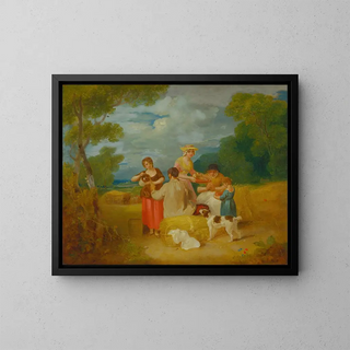 Midi - Francis Wheatley — gerahmtes Bild an der Wand
