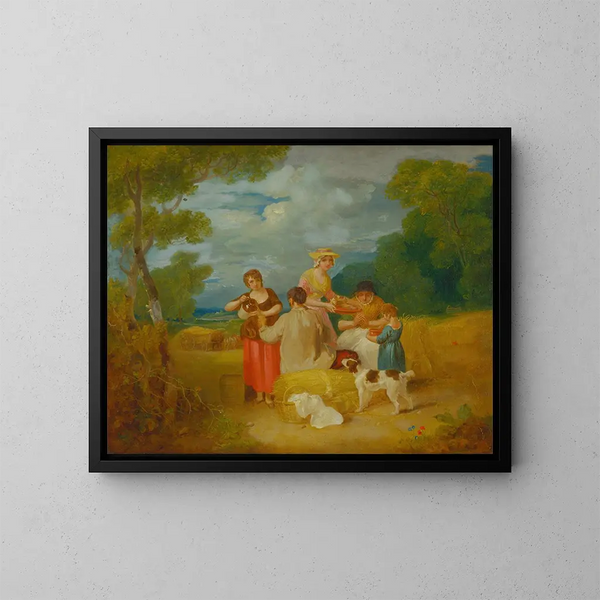 Midi - Francis Wheatley — gerahmtes Bild an der Wand