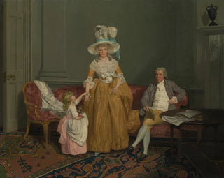 La famille Saithwaite - Francis Wheatley — Ansicht des Kunstwerks