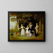 La famille Wilkinson - Francis Wheatley — gerahmtes Bild an der Wand