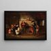 Le Recensement - Francis William Edmonds — gerahmtes Bild an der Wand