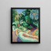 Garten - Francisco Iturrino — gerahmtes Bild an der Wand