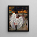 Le Cancan - Francisco Iturrino — gerahmtes Bild an der Wand