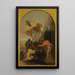 Erscheinung des heiligen Isidor beim König Ferdinand dem Heiligen vor den Mauern von Sevilla - Francisco de Goya — gerahmtes Bild an der Wand