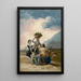 Herbst - Francisco de Goya — gerahmtes Bild an der Wand