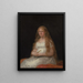 Josefa de Castilla Portugal und van Asbrock de Garcini 1775–um 1850 - Francisco de Goya — gerahmtes Bild an der Wand