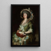 Portrait der Señora Cen Bermudez - Francisco de Goya — gerahmtes Bild an der Wand