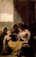 Sainte Isabelle du Portugal heilend die Wunden einer kranken Frau - Francisco de Goya — Ansicht des Kunstwerks