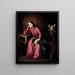 L'Enfant Vierge endormie - Francisco de Zurbarán — gerahmtes Bild an der Wand