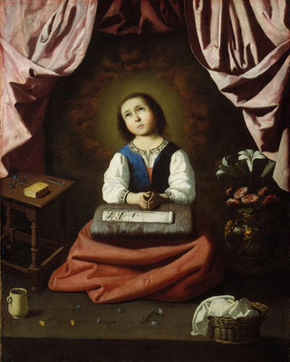 Francisco de Zurbarn - The Young Virgin.webp