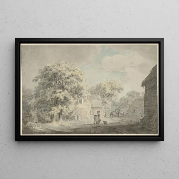 Franciscus Andreas Milatz - Boerenuitspanning te Overveen.webp