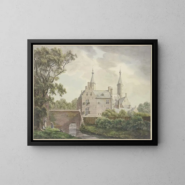 Das Schloss von Heemstede - Franciscus Andreas Milatz — gerahmtes Bild an der Wand