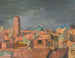Ansicht einer italienischen Stadt - Franciszek Bartoszek — Ansicht des Kunstwerks