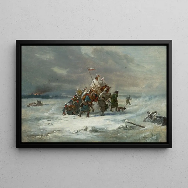 Franciszek Kostrzewski - Retreat from Moscow.webp