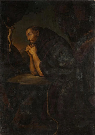 Franciszek Lekszycki - Praying monk.webp