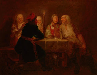Des paysans dans une auberge - Franciszek Smuglewicz — Ansicht des Kunstwerks