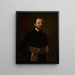 Portrait von Antoni Bautowski - Franciszek Tepa — gerahmtes Bild an der Wand